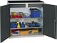 Werkzeug-/Beistellschrank H1000xB1000xT500mm 2Schubl.,2Bd.lichtgrau/lichtgrau