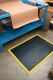 Arbeitsplatzbodenbelag Fertigmatte L900xB600xS14mm schwarz/gelb SBR-Gummi COBA