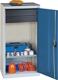 Werkzeug-/Beistellschrank H1000xB500xT500mm 2Schubl.,1BD grau/blau STUMPF