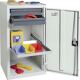 Werkzeug-/Beistellschrank H1000xB500xT500mm 2Schubl.,1Bd.lichtgrau/lichtgrau