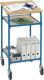 Stehpult H1195xB605xT610mm brillantblau/ 2 BD FETRA