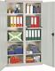 Werkzeug-/Beistellschrank H1800xB1000xT500mm 8Bd.lichtgrau/enzianblau STUMPF