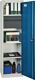 Werkzeug-/Beistellschrank H1800xB500xT500mm 2Schubl.,3Bd.lichtgrau/enzianblau