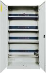 Elektro-Flügeltürenschrank H1995xB1000xT400mm lichtgrau 4BD Vollblechtüren