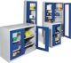 Flügeltürenschrank H900xB1000xT500mm lichtgrau/lichtgrau 2 BD STUMPF