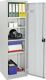 Flügeltürenschrank H1800xB500xT500mm lichtgrau/lichtgrau 4 BD STUMPF
