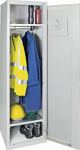 Garderobenschrank 2 Fbd.H1800xB500xT500mm lichtgrau/lichtgrau 1 Abt.STUMPF