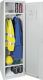 Garderobenschrank 2 Fbd.H1800xB500xT500mm lichtgrau/lichtgrau 1 Abt.STUMPF