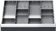 Schubladenunterteilungsmaterial Front-H.100mm 3 Längs-/8 Querteiler