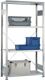 Steckregal H2000xB1000xT500mm Grundr.verz.2 Rahmen,4 Fbd.Trgf.150kg Feldl.1650kg