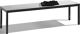 Garderobenbank H401xB1500xT353mm m.HPL-Leisten STA schwarzgrau C+P