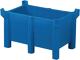 Stapelbehälter L1200xB800xH600mm PE blau Trgf.500kg ASECOS