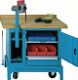 Werkbank T700xH850mm Buche-Multiplex lichtgrau enzianblau 00.05.9070 RAL 5012