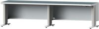 Arbeitstisch LIFT B2800xT800xH740-1140mm Platte Univ.40mm Gestell lichtgrau ANKE