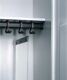 Trennw.Ku.transp.schwenk- u.verschieb.f.Garderobenschrank B.300/400mm