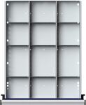 Schubladenunterteilungsmaterial Front-H.180mm 1/3 Teilung ANKE