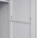 Kleider-/Handtuchhalter Evolo PLUS VA f.Abteilbreite 400mm C+P