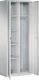 Kleider-Wäscheschrank H1800xB600xT500mm Stahlbl.lichtgrau Anz.Abt.2 m.Sockel