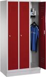 Garderobenschrank m.Sockel H 100mm H1800xB1190xT500mm Farbwahl 4 Abt.C+P