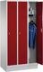 Garderobenschrank m.Sockel H 100mm H1800xB1190xT500mm Farbwahl 4 Abt.C+P