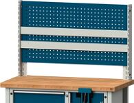 Werkbankaufbau B1165xH650mm enzianblau Lochblech 2 Halteschienen ANKE