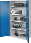 Schwerlastschrank H1950xB1000xT600mm lichtgrau 4 Fbd.Trgf.200kg RASTERPLAN