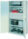 Schwerlastschrank H1950xB1000xT600mm lichtgrau 3Fbd.2x175mm Trgf.200kgRASTERPLAN