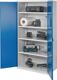 Schwerlastschrank H1950xB1000xT600mm grau/blau 3Fbd.2x175mm Trgf.200kgRASTERPLAN