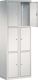 Fächerschrank H1800xB600xTmm m.Sockel Anz.Fächer 6 lichtgrau lichtgrau