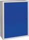 Hängeschrank H750xB500xT200mm Vollblech,1 BD Stahlbl.lichtgrau/enzianblau