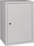 Hängeschrank H600xB400xT300mm Vollblech,1 BD lichtgrau/lichtgrau