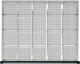Schubladenunterteilungsmaterial Front-H.90mm 4 Längs-/15 Quertr.-W.