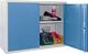 Hängeschrank H600xB800xT300mm Vollblech,1 BD Stahlbl.lichtgrau/lichtgrau