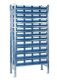 Steckregal, NW-Nr.: 9000453776 H2000xB1000xT400mm, Anbauregal 12 Stahlböden 32 x 5,16 x 6  