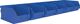 Sichtlagerkastenset H75xB602xT180mm STA verz.m.Sichtlagerk.6xMK5 blau MAUSER