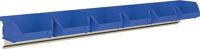 Sichtlagerkastenset H50xB602xT100mm STA verz.m.Sichtlagerk.6xMK6 blau MAUSER