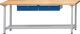 Regalschrank H1740xB680xT280mm brillantblau 14Fachböden m.Türen 90xMK5 MAUSER