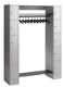 Personalgarderobe m.Kleiderbügelstange H1950xB1430xT480mm lichtgrau 5x2 Abt.