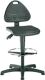 Arbeitsdrehstuhl ISITEC, NW-Nr.: 9000454062 Bodengleiter+Fußring, Integralschaum schwarz Sitzhöhe 580-850mm Isitec, BIMOS