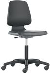 Arbeitsdrehstuhl Labsit, NW-Nr.: 9000454071 Rl.Sitzschale anthrazit, Integralschaum schwarz 450-650mm BIMOS  