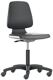 Arbeitsdrehstuhl Labsit Rl.Sitzschale anth.Supertec-Gewebe schwarz