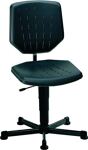 Arbeitsdrehstuhl Fit Bodengleiter Integralschaum schwarz 430-600mm BIMOS