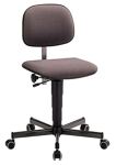 Arbeitsdrehstuhl m.Rollen, NW-Nr.: 9000454116 Stoffpolster, Sitzhöhe 430-600mm Fit BIMOS Kontaktrückenlehne  