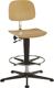 Arbeitsdrehstuhl Fit Bodengleiter+ Fußring Buche 590-910mm BIMOS