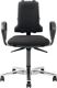 Garderobenschrank m.Sockel H1950xB1200xT525mm lichtgrau/ lichtgrau 4 Abt.C+P