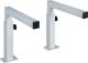 Garderobenschrank m.Sockel H1950xB1200xT525mm lichtgrau/ enzianblau 4 Abt.C+P