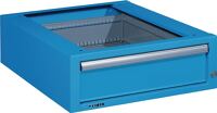 Schubl.B564xT725xH204mm lichtblau Vollauszug f.Werkbank