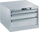 Schubladenschrank H383xB564xT725mm 1 x 50,1 x 100,1 x 150mm lichtgrau Key