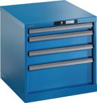 Arbeitsdrehstuhl Rl.Kunstlederpolster schwarz blau 470-640mm BIMOS