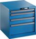 Arbeitsdrehstuhl Rl.Kunstlederpolster schwarz blau 470-640mm BIMOS